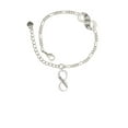 thumbnail image 2 of Delight Jewelry Silvertone Je T'aime Infinity Sign Silver-tone Paw Infinity Link Chain Bracelet, 6"+2" Extender, 2 of 3