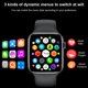 thumbnail image 4 of Smart Watch Bluetooth Call Sport Pulsera Ritmo cardíaco Oxígeno en sangre Rastreador de ejercicios Detector de sueño, Negro Inevent EL001953-04, 4 of 7