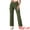 Dark Green, variant on DARING DIVA Women's High Waist Baggy Y2K Street Cargo Pants with Pockets XS Camel