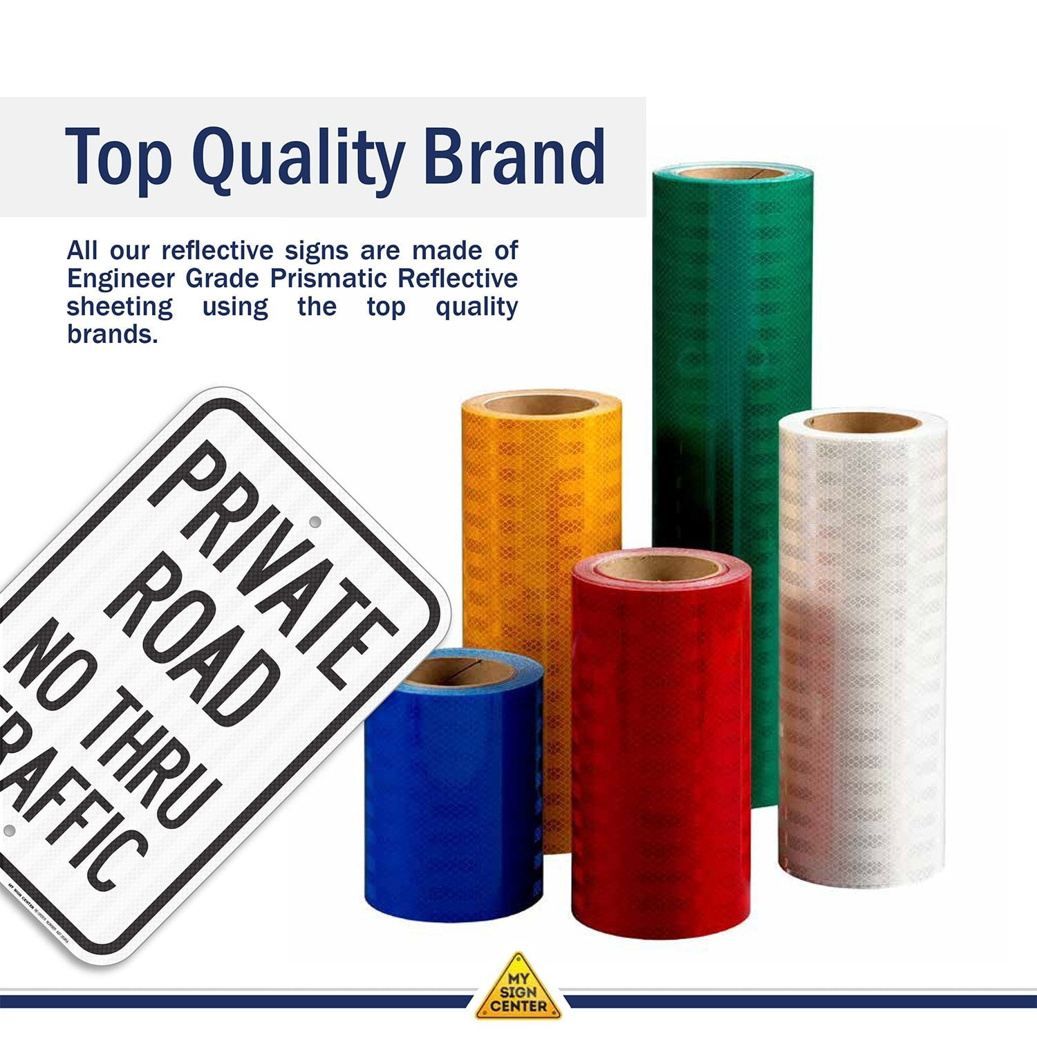 UV Protected and Weatherproof Private Road No Thru Traffic Sign 12x18- .063 3M Engineer Grade Prismatic Reflective Aluminum Made in USA A87-253RA Visual 52 HM-14947 UV Protected and Weatherproof Private Road No Thru Traffic Sign 12x18- .063 3M Engineer Grade Prismatic Reflective Aluminum Made in USA A87-253RA Visual 52 HM-14947