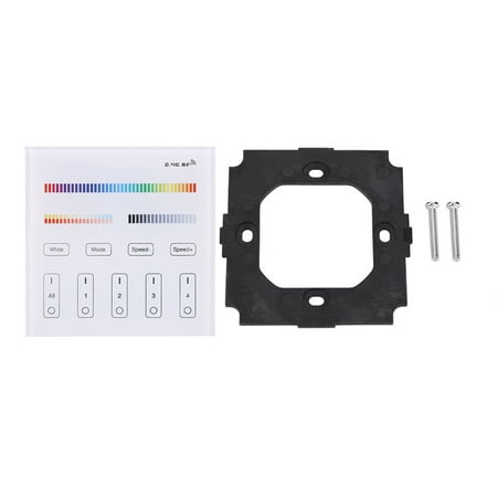 

Cccanaooolceie Milight 2.4G Wireless 4-Zone RGB + CCT Smart Panel LED Lamp Light Remote Controller(AC 90~120V)