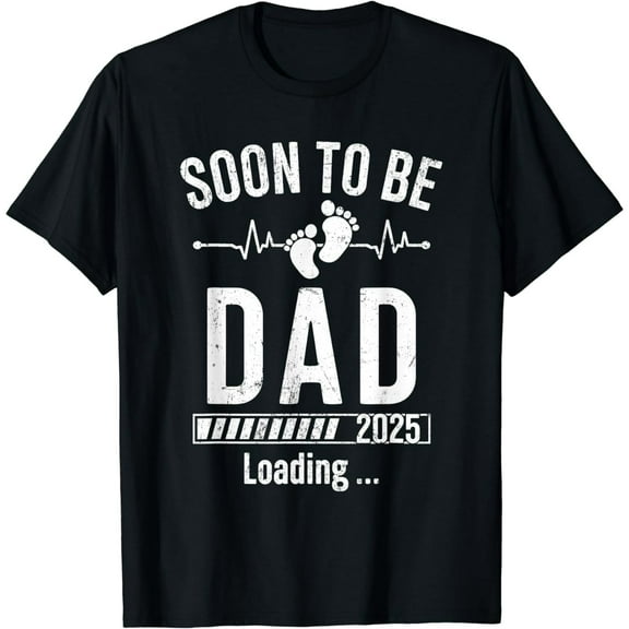 Soon To Be Dad Est 2025 New Dad To Be 2025 First Time Dad T-Shirt