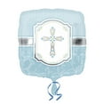 thumbnail image 1 of Amscan Ballon Carré en Aluminium 18 Pouces pour Garçons/filles Communion Bénédictions, 1 of 1