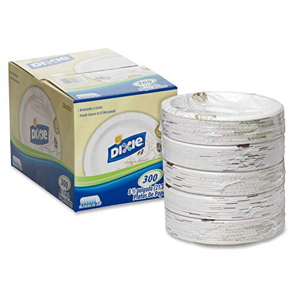 Dixie 8.5" Medium-Weight Paper Plates by GP PRO (Georgia-Pacific), Pathways, UX9PATHPB, 600 Count (300 Plates Per Pack, 2 Packs Per Case)