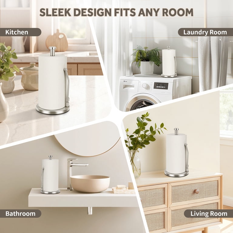 Stainless Steel Freestanding Paper Towel Holder photo 8