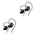 thumbnail image 1 of Sidaley Auriculares con cable Auriculares intrauditivos con control de volumen Auriculares de alta para correr de 3,5 mm Tabletas Accesorios Negro 2piezas, 1 of 6