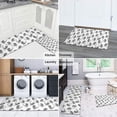 thumbnail image 5 of White Chicken Sketch Pattern Kitchen Rugs Sets Of 2,Anti Fatigue Kitchen Mat Rugs Non Slip Washable,Decorative Kitchen Floor Mats for Kitchen,Sink,Laundry,17"x30"+17"x47", 5 of 7