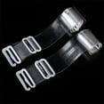 thumbnail image 3 of Invisible Clear Non-Slip Bra Transparent Shoulder Strap 4 Pairs, 3 of 5