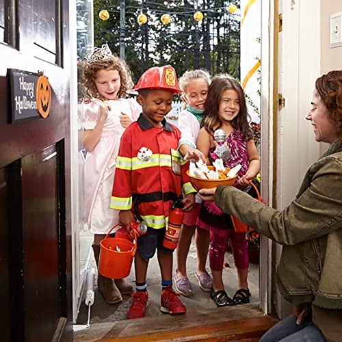 Disfraz De Bombero Melissa & Doug Para Niños Y Niñas – Traje Con Chaqueta, Casco, Extintor, Megáfono Con Sonidos Realistas, Talla 3-6 Años