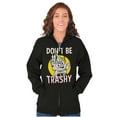 thumbnail image 4 of Woodsy Owl Don't Litter Retro Cartoon Zip Up Hoodie Men's Women's Brisco Brands S, 4 of 6
