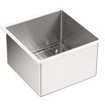 thumbnail image 5 of Kohler K-5287-NA 15 x 15 in. Strive Strive Under-Mount Bar Sink with Basin Rack, Silver, 5 of 5