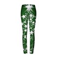 thumbnail image 5 of Wowomen's High Waist Seamless Leggings Polka Dots Striped Plaid Graphic Print Gym Yoga Pants Slim Full Length Trousers, 5 of 6