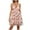 Pink, variant on New Oversized Summer Dresses for Women 2025 Women Dress Strawberry Net Yarn Print V-Neck Sleeveless Maxi Short Dress Plus+Size+Dresses