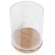 thumbnail image 5 of Tarro De Almacenamiento Redondo De Madera De 450ml Con Tapa, Contenedor De Comida De Vidrio Transparente Para Té, Café Y Especias, 5 of 7