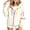 White, variant on Girls Zip Hoodies Long Sleeve Solid Loose Jacket Sweatshirt Teens Fashion Winter Clothes White 3-4Years