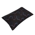 thumbnail image 3 of YFYANG Super Soft Rectangular Plush Cushion Cover (Without Pillow Insert), Abstract Mystery Waves Comfort and Non-Pilling Hidden Zip Bedroom Sofa Pillowcases, 14"x20", 3 of 9
