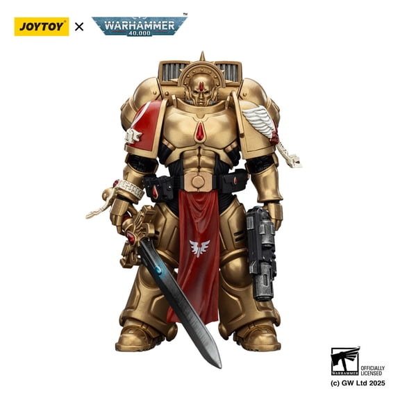 [IN STOCK] JOYTOY Warhammer 40K 1/18 Action Figures Blood Angels Sanguinary Guard 1 with Inferno Pistol and Encarmine Blade