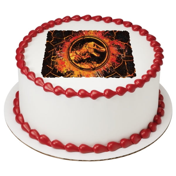 Jurassic World 2 7.5&quot; Round Edible Cake Topper (Each