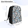 thumbnail image 4 of Disketp Football Soccer Ball Mochila Unisex de Apertura Lateral Completa, Mochila para Laptop para Escuela, Trabajo y Viajes, 4 of 8