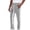 Gray, variant on Mens Stripe Track Pants Color Block Side Stripes Slit Y2k Drawstring Zipper Pockets Casual Skinny Fit Stretch Trousers Elastic Jogger Gym Workout Pants Streetwear Red