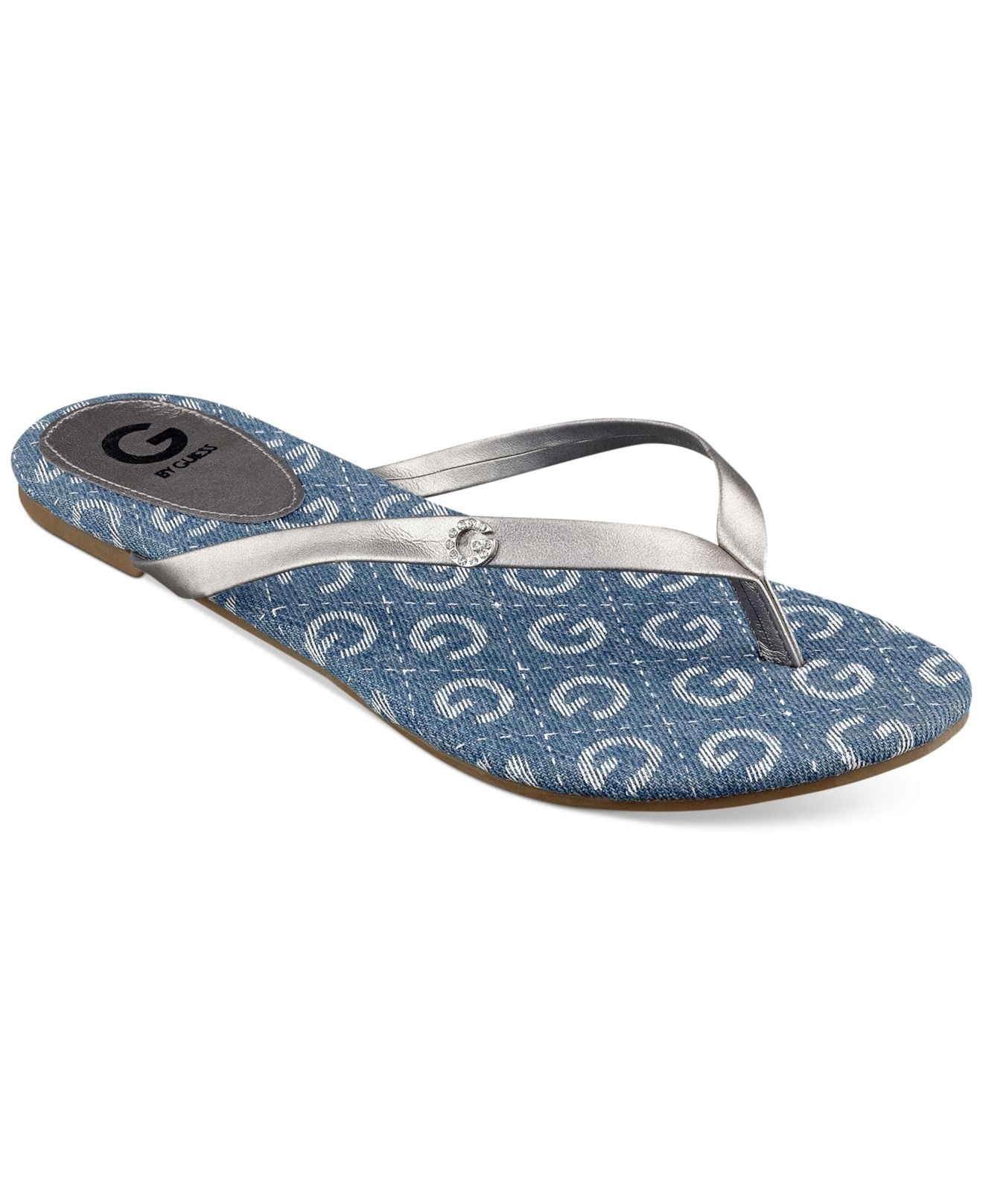 guess women's flip flops