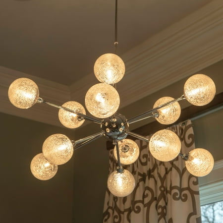 

Decor Therapy Susan 12 Light Sputnik Pendant Made of Steel and Glass
