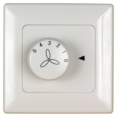 Three Speed 220v Ceiling Fan Wall Control Knob In White Walmart Com