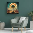thumbnail image 2 of Canvas Wall Art - Ray Heere 'Tree Of Life 15' Wall Art for Living Room, Bedroom, or Office Décor by Trademark Fine Art - 35 x 35 Inches, 2 of 4