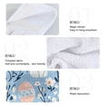 thumbnail image 2 of Yayeee Kitchen Hanging Hand Towels Set of 2 with Loop Bathroom Absorbent Tie Towel, Floral Easter Rabbits, 2 of 7