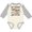 Natural and Heather, variant on Inktastic My Daddy Loves Me with Sloth and Hearts Boys or Girls Long Sleeve Baby Bodysuit