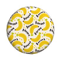 Haiem Spare Tire Cover , Wheel Cover with Banana Fruit printed, Camper Spare Tire Cover Fit for Jeep Wrangler Rv SUV Truck Travel Trailer-17 inch