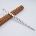 thumbnail image 4 of Wollet Food Grade Glossy S999 Sterling Silver Spoon Chopsticks Bowl Tableware with Double-layer Thermal Insulation and Mirror Anti Scalding Set, 4 of 13