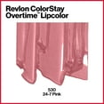 thumbnail image 2 of Revlon ColorStay Overtime Lipcolor, Dual Ended Longwearing Liquid Lipstick with Clear Lip Gloss, with Vitamin E, 530 24/7 Pink, 0.07 fl oz, 2 of 8