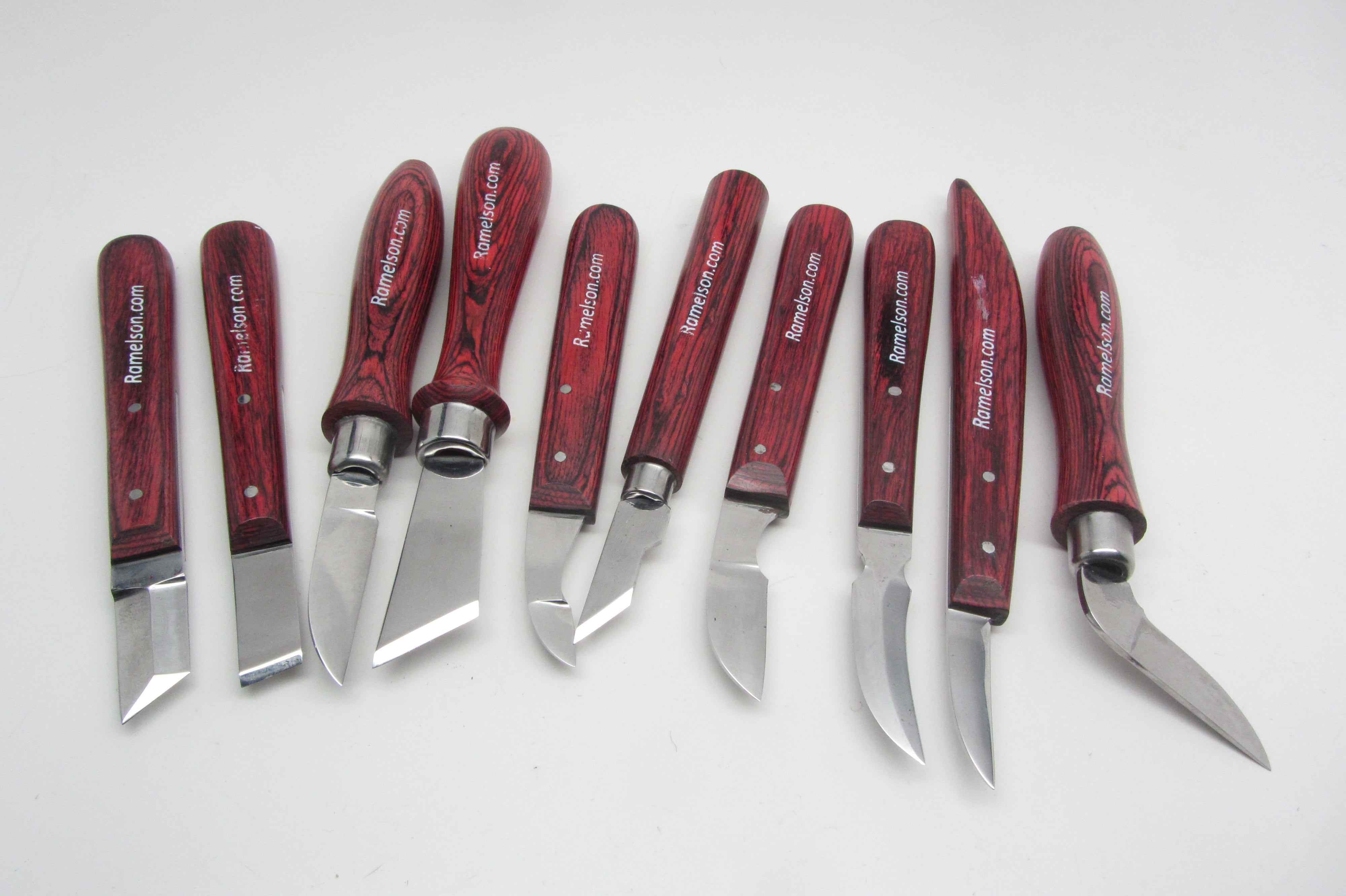 Ramelson10pc Woodcarving Whittling Knife Set for Hobby, DIY