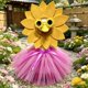 thumbnail image 1 of Festival Party Porch Sunflower Set 17/23 Inch White Festival Decoration, 1 of 6