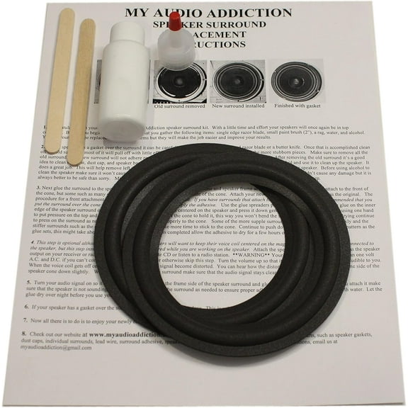 Speaker Surround Repair Kit for Infinity SS-2001 / Sterling Center 5 1/4"