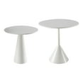 thumbnail image 4 of kusrkot 2 Pcs Table de Maison de Poupée Accessoires de Décoration de Maison de Poupée pour Soldat 1:6 Blanc, 4 of 9