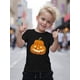 thumbnail image 1 of Halloween T-shirt - Boys' Halloween Pumpkin Lantern Cotton T-Shirt - Cute Printed Short-Sleeve Crewneck, Casual Summer Top for Little Boys, orange with Jack-o'-Lantern Design, Festive Clothing, 1 of 6