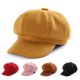 thumbnail image 5 of Sombrero octogonal CHAO de terciopelo de gamuza para mujer otoño e invierno estilo coreano, 5 of 5