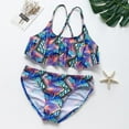 thumbnail image 4 of Cute Toddler Girls Ruffle One Piece Bathing Suit, 4 of 5