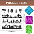 thumbnail image 2 of Silicone Clay Texture Mat 140x140x3mm Clay Modeling Pattern Pad Tree, 2 of 8