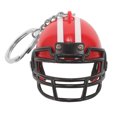 thumbnail image 2 of MOVTOTOP Red FootballHelmet Keychain for Decoration with Smooth Plastic Surface 3 5 Inches, 2 of 7