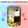 thumbnail image 2 of 12oz Coffee Tumblers Halloween Black Cats Witches and Pumpkins Stainless Steel Vacuum Insulated Travel Tumbler Coffee Cups Mug with Lid and Straw with Cleaning Brush for Cold & Hot Drinks, 2 of 5