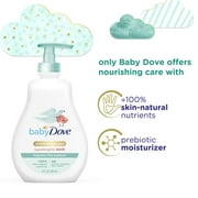 Baby Dove Sensitive Skin Care Baby Wash For Baby Bath Time Fragrance Free Moisture Fragrance Free and Hypoallergenic, Washes Away Bacteria 13 oz (Pack of 2)