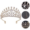 thumbnail image 3 of KAKOWELY Diadema de tiara para mujer, niña, novia, corona para mujer, corona de cumpleaños, tiara, accesorio para el cabello para boda, 3 of 4