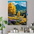 thumbnail image 4 of Golden Aspen Fall Foliage Canvas Print, Colorado Mountain Landscape, Autumn Nature Wall Art, 4 of 8