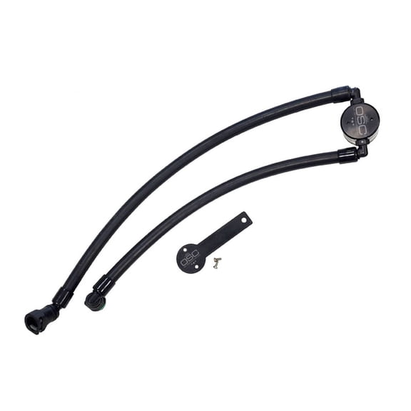 J&L 2021-2023 Ram TRX 6.2L Supercharged Passenger Side Oil Separator 3.0 - Black Anodized