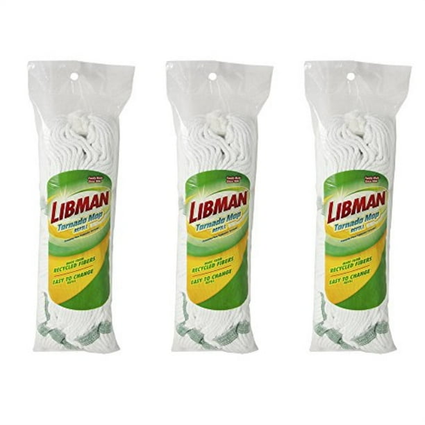 libman tornado mop refills, 3 pack