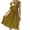 Army Green, variant on IROINNID A-Line Dress For Women Sleeveless Round Neckline Casual Loose Skirt Ruffles Dress Strapless Solid Color Dress
