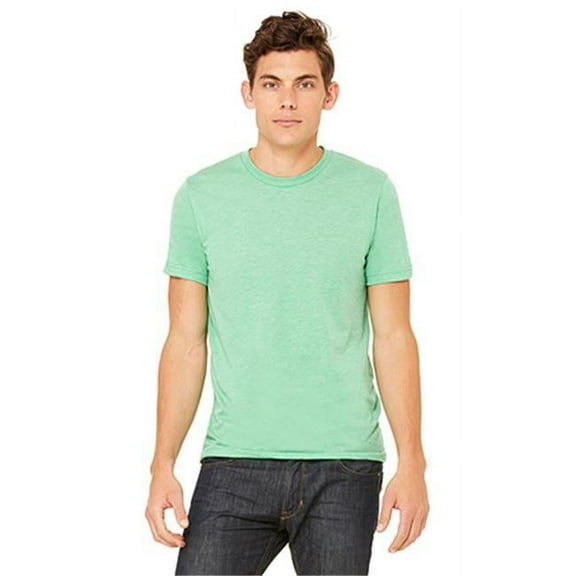 Bella 3413 Unisex Triblend Short Sleeve Tee - Green Triblend - Medium